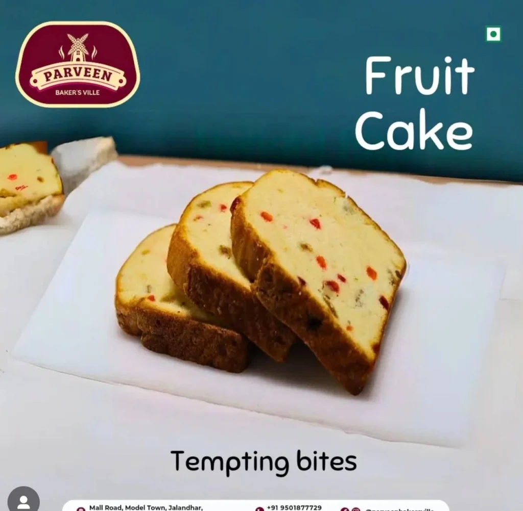 Fruit Cake Slices